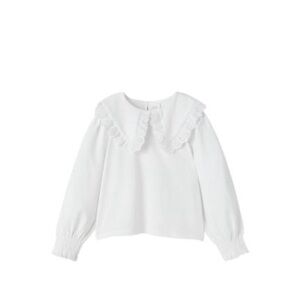 Zara girl bib collar shirt